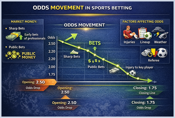 Line Movement Explained: What Odds Changes Really Tell You